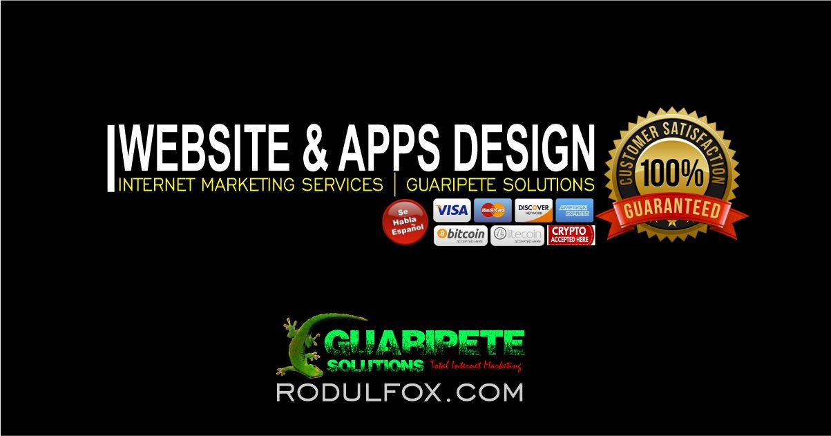 Website and Apps Design Services by Guaripete Solutions