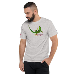 Men T-Shirt Black Grey – Oxford Grey Heather, S
